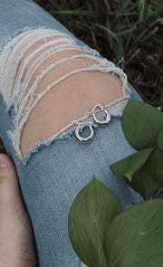 Mini Silver Hoops