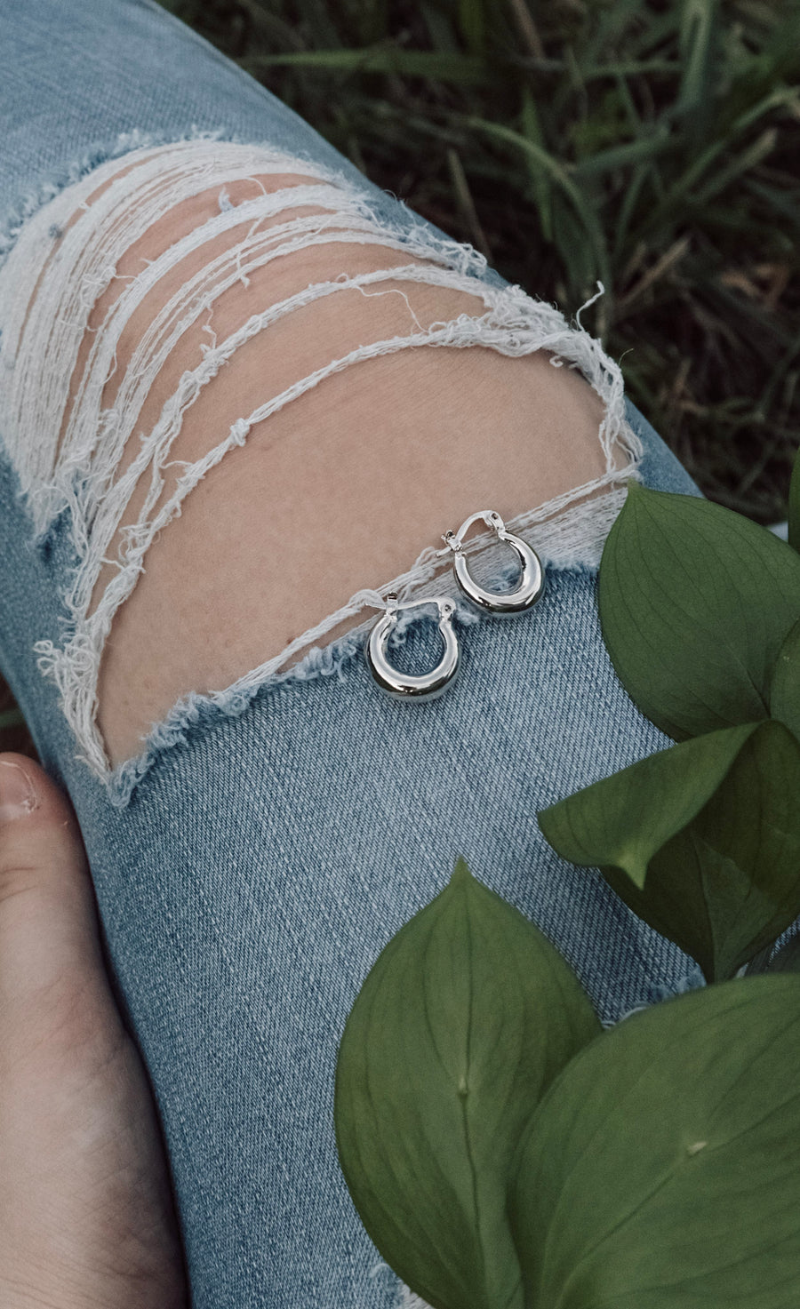 Mini Silver Hoops