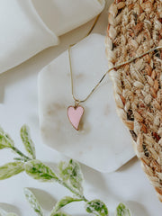 Pink Heart Necklace