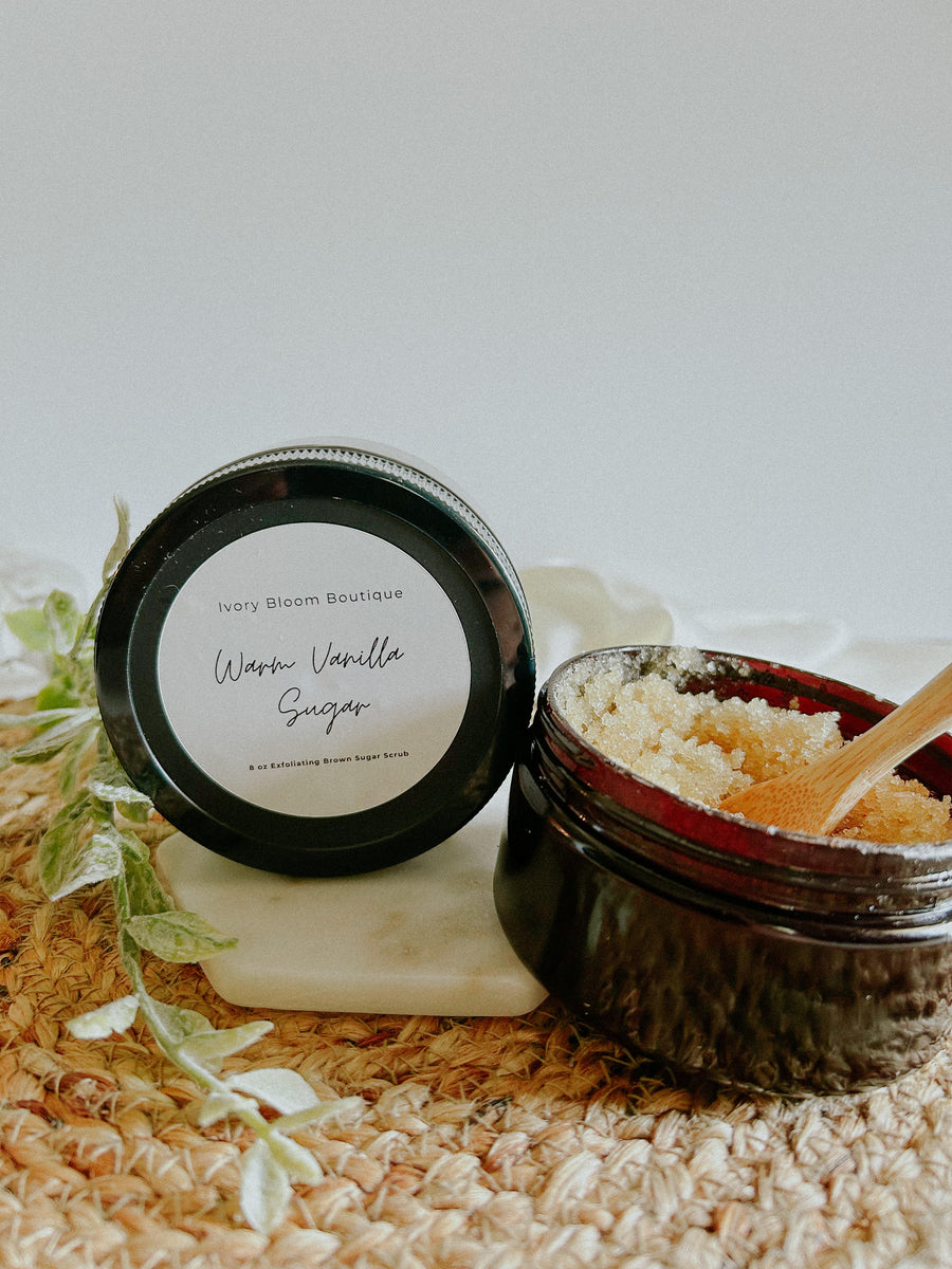 Warm Vanilla Sugar 8 oz Sugar Scrub