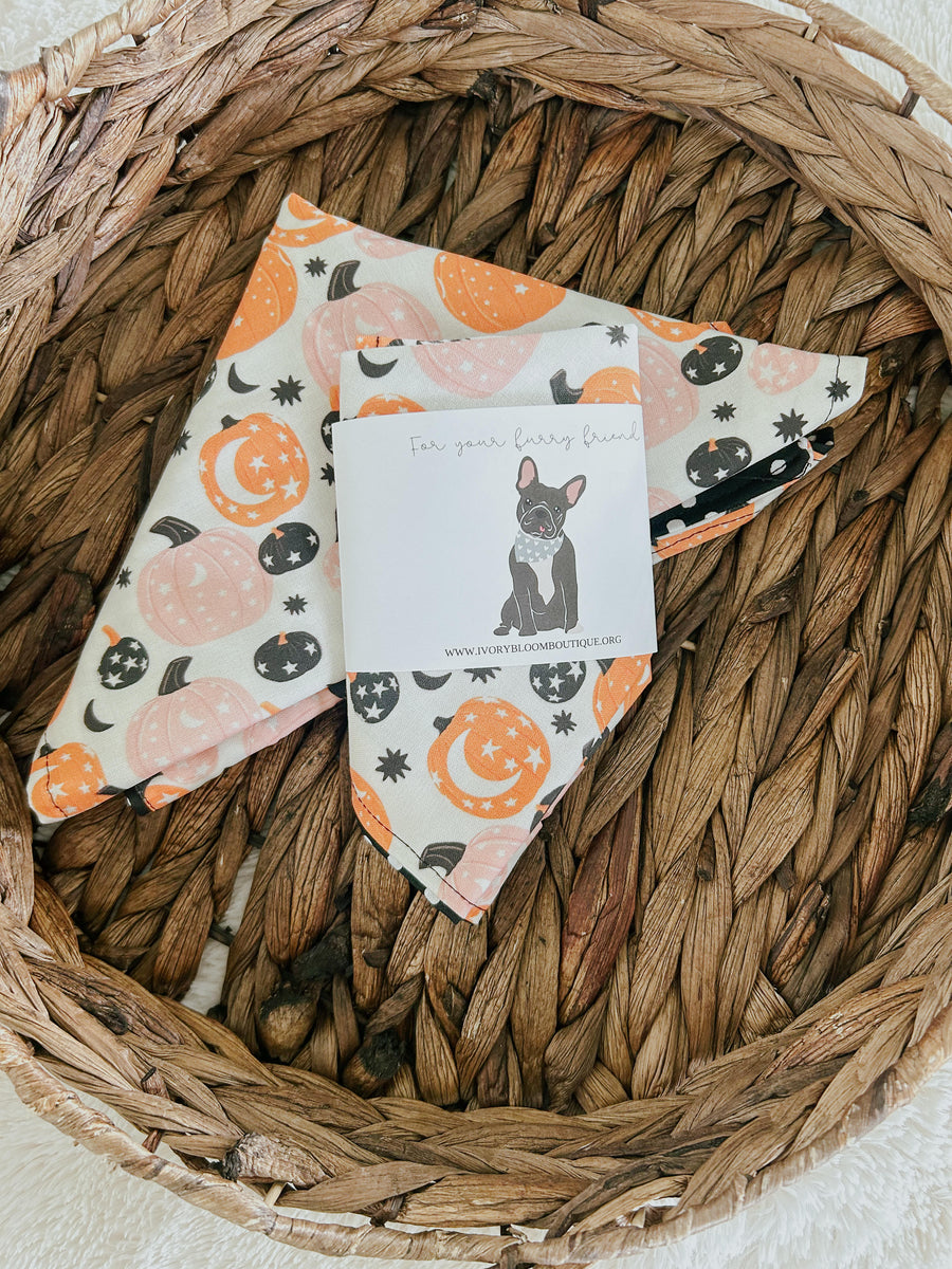 Spooky Pumpkins Reversible Bandana