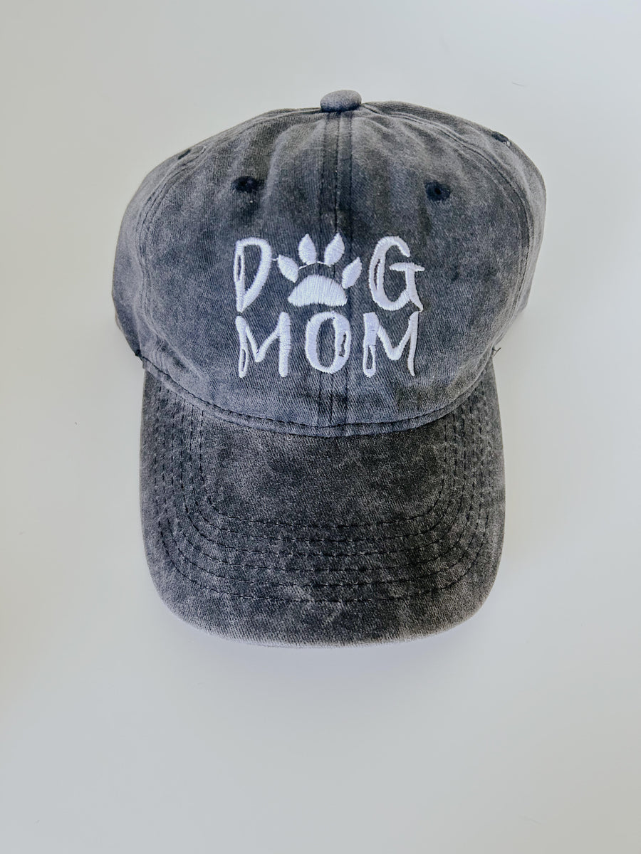 Gray Dog Mom Hat