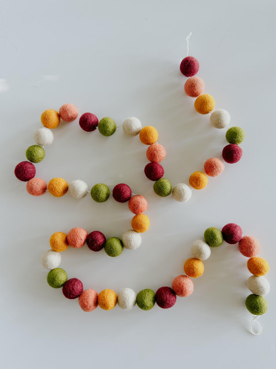 Autumn Balls Garland