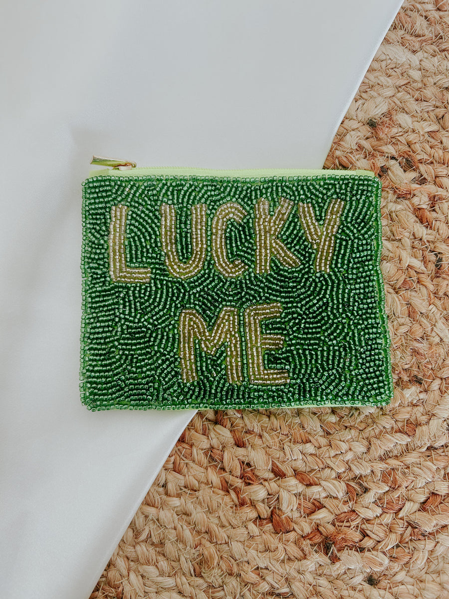 Lucky Me Beaded Coin Purse