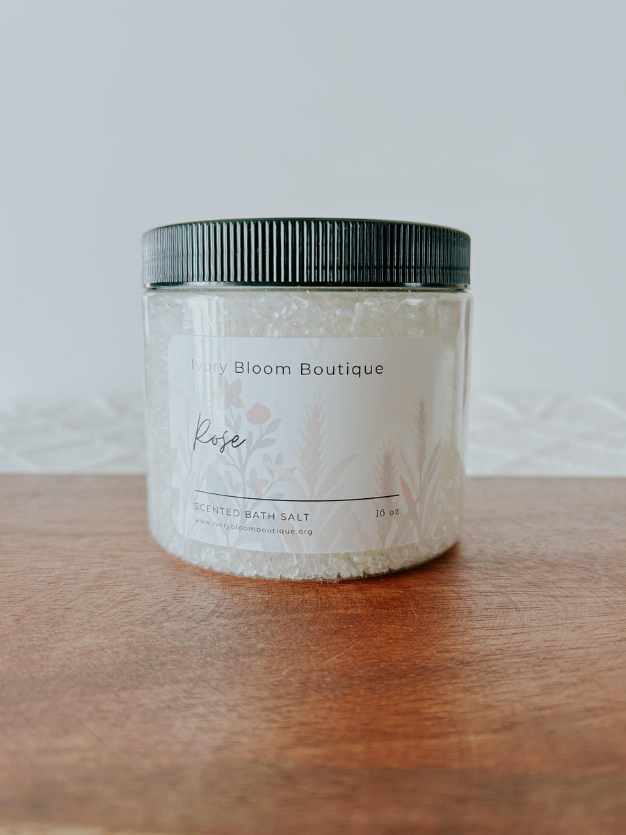 16oz Rose Bath Salt