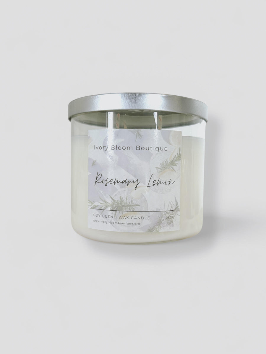 14 oz. Rosemary Lemon Candle