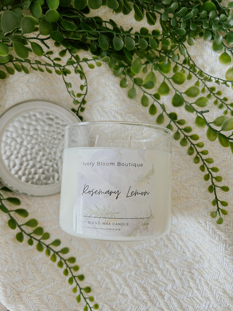 14 oz. Rosemary Lemon Candle