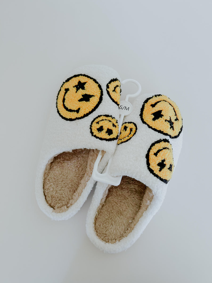 Smiley Face Slippers