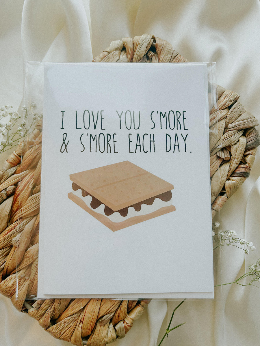 I love you S'more Card