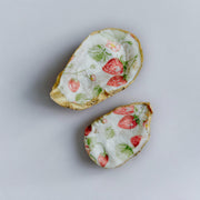 Oyster Shell Trinket Dish - Strawberries